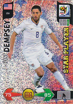 Clint Dempsey USA Panini 2010 World Cup Star Player #350